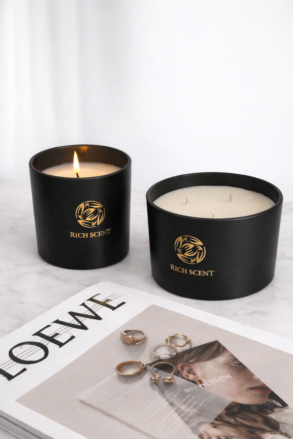 18cad4b1-0c90-46df-9552-725a77936677 נר קוליסאום שחור - Image 1