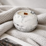 נר דיימונד לבן אפור שחור