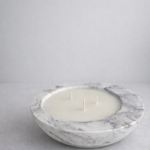 נר קסטיליה לבן אפור שחור