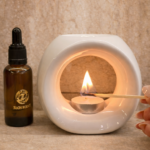 מבער קרמי לואי בצבע לבן