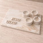 מגש 4 פמוטים לשבת קודש