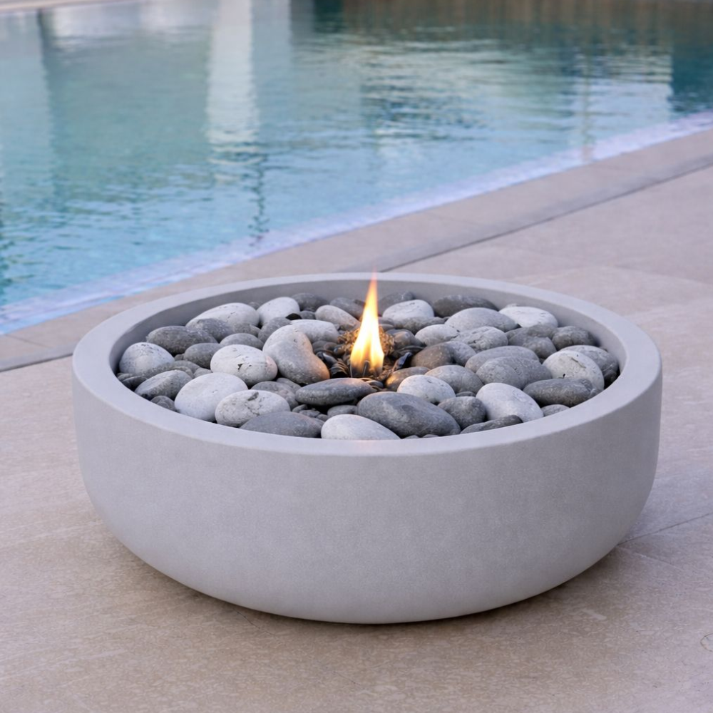 קערת אש אפור קערת אש הרמס בצבע אפור - Image 1